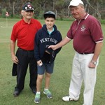 Kai LOVETT with his uncle Brian Roberts winning the Onto-The-Third-Green prize